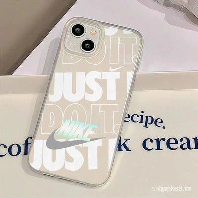 Case iPhone Nike Just Do It Translúcida