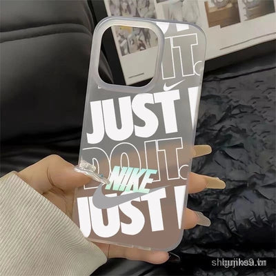 Case iPhone Nike Just Do It Translúcida