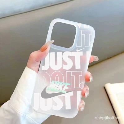 Case iPhone Nike Just Do It Translúcida